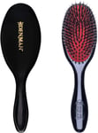 Denman Cushion Hair Brush Small with Soft Nylon Quill Boar Bristles - Porcupine