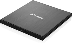 Verbatim external slimline CD-DVD burner (external, USB-C 3.2 Gen 1 (5 Gbit / s))