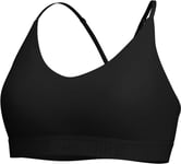 Nike Womens Indy LGT SPT Bra, Black/Black, 30 EU