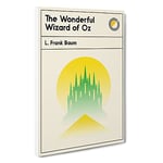 Book Cover The Wonderful Wizard Of Oz L. Frank Baum Canvas Print for Living Room Bedroom Home Office Décor, Wall Art Picture Ready to Hang, 30 x 20 Inch (76 x 50 cm)