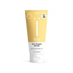 Naïf - Crème Solaire Minérale et Naturelle SPF30-200ML, Crème solaire Naturelle, Facteur 30, pour tout type de peau, Végan, Formule sans plastique, Bioplastique