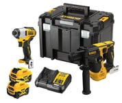 Dewalt Sats För Elverktyg Dewalt.Combo Kit 18V Dck2104p2t