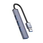 Orico Hub USB 5 Gbps 1 USB A 3.1, 3 Ports USB A 2.0, Aluminium