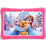 niuniutab Tablette Enfants 10 Pouces, RAM 4 Go/64 Go, Certifiée Google, Android 11, WiFi, Contrôle Parental, Espace Enfants, avec étui Antichoc (Rose)