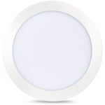 Spot led encastrable extra-plat 18W - cct - Coupe ø 208mm - 3 - Blanc