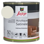 Peinture acrylique satinée ivoire Jafep 0,5 L