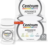 Centrum Advance Multivitamin Tablets for Men and Women, 30 Tablets