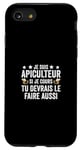 Coque pour iPhone SE (2020) / 7 / 8 Je Suis Apiculteur Miel Drôle Abeille