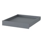 Tablette coulissante gris anthracite Atomia L. 43,7 x H. 7,2 x P. 51,6 cm