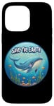 Coque pour iPhone 14 Pro Max Cute Save our Planet, Jour de la Terre, Journée de la Terre Cool Whale