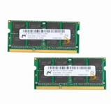 Micron 2x 8GB 2RX8 DDR3 1600MHz PC3-12800S 204PIN SODIMM  Laptop Memory RAM &2PC