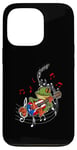 iPhone 13 Pro Puerto Rico Flag Coqui Frog Play Guitar Puerto Rican Music Case