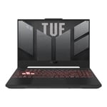 ASUS TUF Gaming A15 FA507NU-LP132W - AMD Ryzen 5 7535HS / jusqu'à 4.5 GHz Win 11 Home GF RTX 4050 16 Go RAM 512 SSD NVMe 15" 1920 x 1080 (Full HD) @ 144 Hz Ethernet, Fast Gigabit IEEE 802.11b, 802.11a, 802.11g, 802.11n, 802.11ac, Bluetooth 5.3, 802.11ax (Wi-Fi 6) Wi-Fi 6, gris métallisé