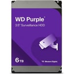 WD Purple Surveillance 6 TB SATA 3,5"-hårddisk