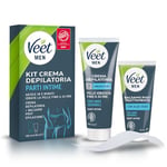 Men Kit d'épilation intime pour peaux sensibles