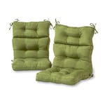 Greendale Home Fashions Juniper Lot de 2 Coussins de Chaise d'extérieur à Haut Dossier