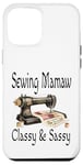 Coque pour iPhone 12 Pro Max Sewing Mamaw Classy And Sassy Queen Machine à coudre vintage