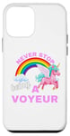 iPhone 12 mini Fun Graphic-Never Stop Being A Voyeur Case