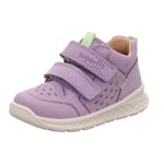 Superfit Baby Girls Breeze Sneaker, LILA/HELLGRÜN 8530