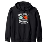 One Sheet a thousand Dreams Origami Zip Hoodie