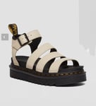 Dr Marten Blaire Pisa Sandal UK 9 Parchment Beige BNIB 