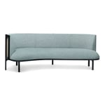 Carl Hansen - RF1903 Sideways Sofa Left Svartlackerad Ek/Remix 823 - Sofaer - Rikke Frost - Blå