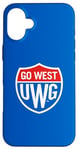 Coque pour iPhone 16 Plus University of West Georgia UWG Wolves Go West Shield Logo