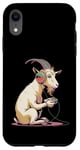 iPhone XR Goat Stuffed Animal Goat Costume Kids Headphones Video Game Case