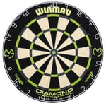 WINMAU MvG Dartboard Diamond Plus High Visibility Triangular Wire Bristle Board