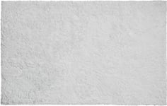 GRUND Tapis de Bain Calo pour Le Sol en Fil Organique, Fil 100% Coton Bio, Ultra Doux, antidérapant, certifié ÖKO-TEX, Coton, Calo - Weiss, 60 x 100 cm