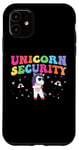 Coque pour iPhone 11 Unicorn Security Costume to protect Mom Sister Bday Princess