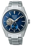 Seiko SPB417J1 Presage âAoâ Sharp-Edged Open Heart Watch