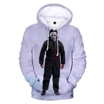 Sweat-Shirt Michael Myers Sweat À Capuche Imprimé À Capuche Garçons/Filles Décontracté À Manches Longues À Capuche Halloween Cosplay Vêtements