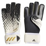 adidas Pred Gl MTC Gants de Gardien de But pour Homme, Blanc/Noir/doré, Taille 10