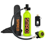 ZWPY Mini Scuba Diving Tank Equipment,1L Scuba Diving Cylinder Scuba Oxygen Tank S400+ Snorkeling Scuba Tank Underwater Respirator Kit