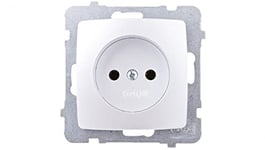 Ospel GP-1S/m/43 Socket Silver IP20, 16 A 71 mm 39 mm 71 mm