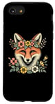 Coque pour iPhone SE (2020) / 7 / 8 Couronne de fleurs de renard