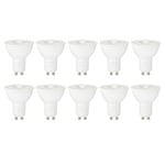 Amazon Basics Lot de 10 ampoules spot LED GU10, 3 W (équivalent à 35 W), blanc chaud, Non Dimmable