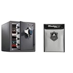 Master Lock Coffre Fort et Porte Documents Anti feu LTW123GTC + FBWLZ0EURHRO, Ignifuge et Etanche, 33.6 L