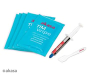 Akasa AK-TCW-03 TIM Clean Wipe Kit with 5g Thermal Compound and Spreader