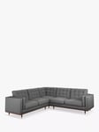 John Lewis + Swoon Lyon Grand 5 Seater Sofa, Dark Leg