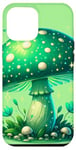 Coque pour iPhone 15 Plus Champignon vert coloré