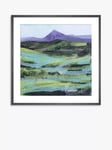 John Lewis Andrew Lansley 'Roubion' Framed Print & Mount, 60 x 60cm, Blue/Green