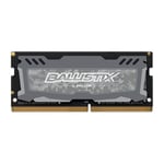 Ballistix Sport LT - DDR4 - 8 Go - SO DIMM 260 broches - 2666 MHz / PC4-21300 - CL16 - 1.2 V - mémoire sans tampon - non ECC