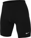 Nike Men's Dri Fit Fast Bf Half Shorts, Black/Reflective Silv, L