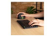 R-Go Ergonomic Keyboard Compact break - tastatur - multienhed - QWERTZ - Amk. engelsk - sort Indgangsudstyr