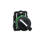 Schneider Electric - Harmony XB5 - bouton tournant manette - Ø22 - 2 pos fix - noir - 1F - vis étrier - XB5AD21