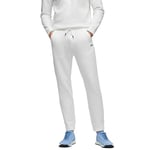 BOSS Mens Hadiko 1 Regular-fit tracksuit bottoms with multi-coloured logos