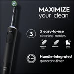 Oral-B Vitality Pro Electric Toothbrush BLACK + Extra Brush Head & Charging Dock