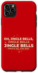 Coque pour iPhone 11 Pro Max Oh Jingle Bells Jingle All The Way, paroles de Noël, Peggy Lee